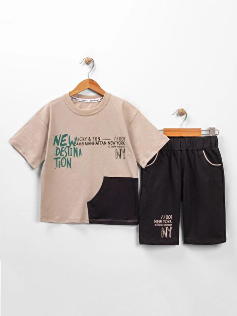 Myhanne New Destina Baskılı Erkek Takım 15352 - S000223056-19413