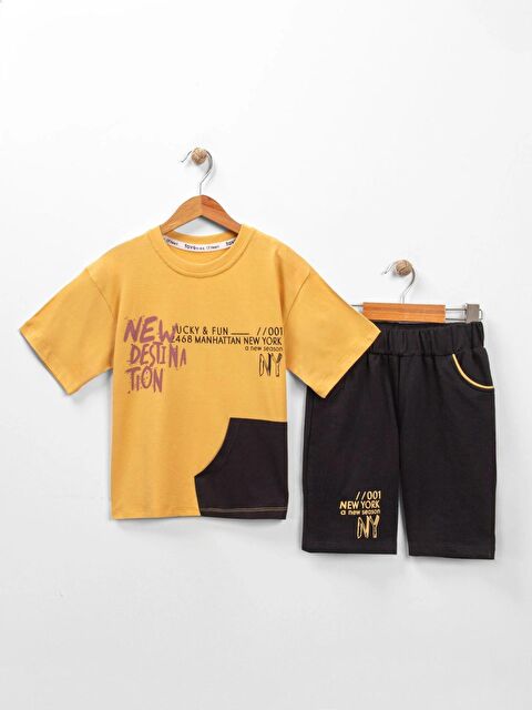 Myhanne New Destina Baskılı Erkek Takım 15352 - S000223056-20074