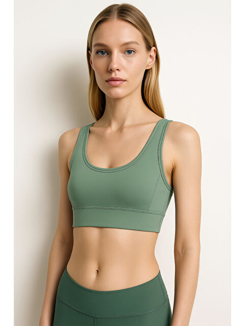 Hnx Kalın Askılı Toparlayıcı Spor Büstiyer - S000398344-1091