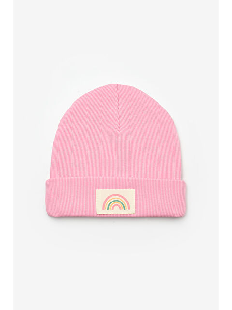 Le Mabelle Pembe Mottolu Çocuk Bere