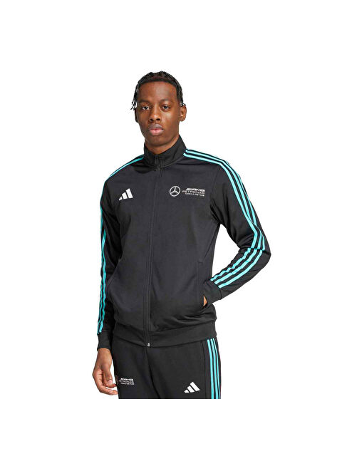 Adidas Mercedes DNA TT Erkek Siyah Dik Yaka Ceket - S000504584-19351