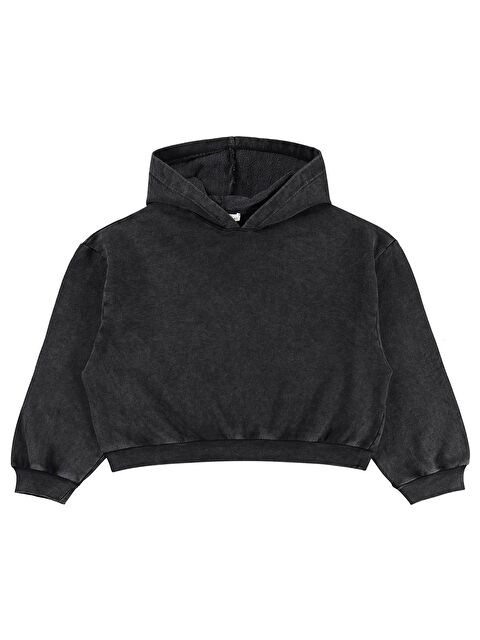 Civil Girls Kapüşonlu 10-13 Yaş Sweatshirt - Gri 12-13 Yaş - S000494622-29666