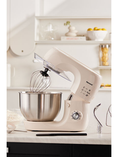 Homend Profashion 3082H Hamur Yoğurma Makinesi Krem 1200W 5,2L - S000389135-19966