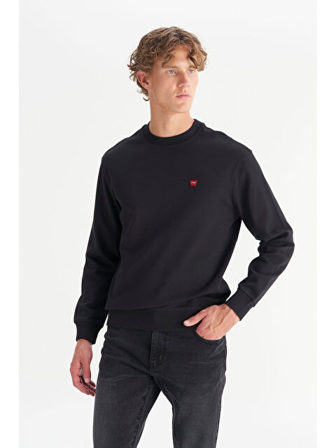 Wrangler Pamuklu Regular Fit Normal Kesim Bisiklet Yaka Logo Detaylı Sweatshirt - S000469994-19351