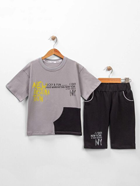 Myhanne New Destina Baskılı Erkek Takım 15352 - S000223056-20600