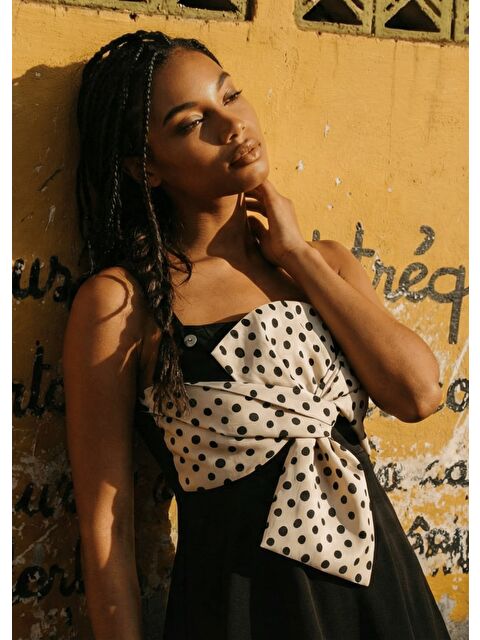 Mayovera Tasarım Mayo Etekli Mayo - Puantiye - S000497997-37424