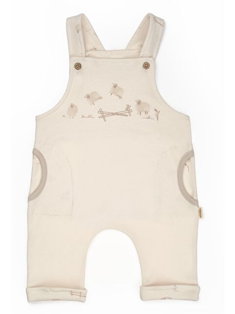 BabyCosy Organic  Bebek Salopet %100 Organik Pamuk, Bebek ve Yenidoğan Serisi - CSY8183 - S000449516-19965