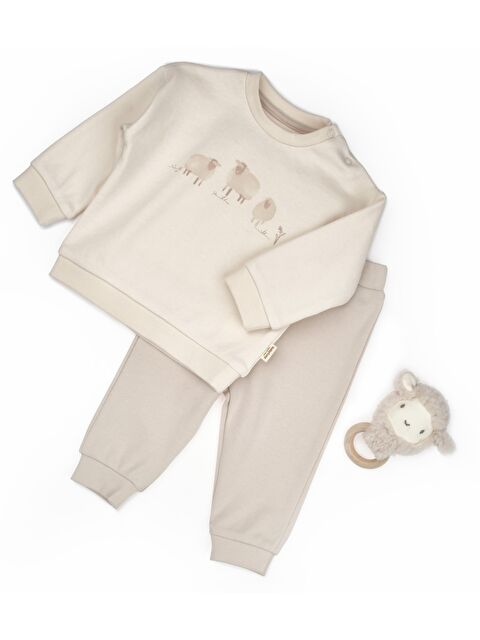 BabyCosy Organic  Bebek Alt Üst Takım %100 Organik Pamuk , Bebek - Yenidoğan- csy8184 - S000450164-19965