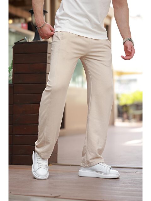 Madmext Bej Rahat Kesim Erkek Eşofman Altı E6560 - S000428074-19928