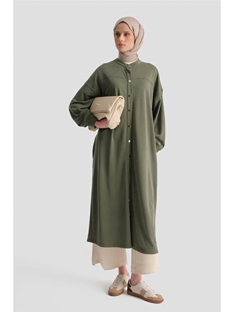 ARMİNE Oversize Modal Kap Haki - S000498186-18547