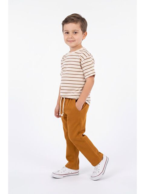 Miababy Müslin Pantolon Süprem Tişört 2li Takım