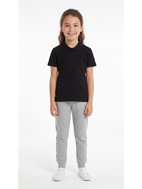 Mışıl Kids Kız Çocuk Okul Kısa Kol Polo Yaka Lakost