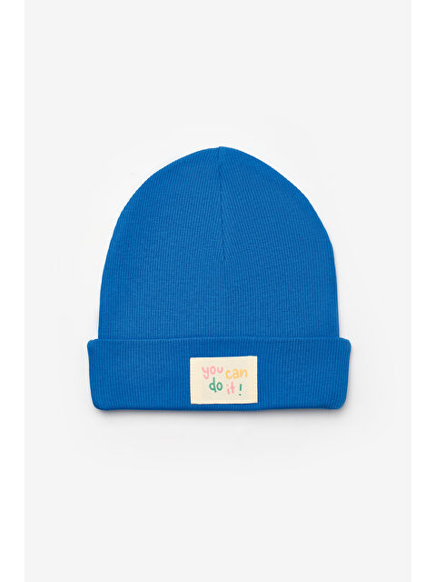 Le Mabelle Mavi Mottolu Çocuk Bere