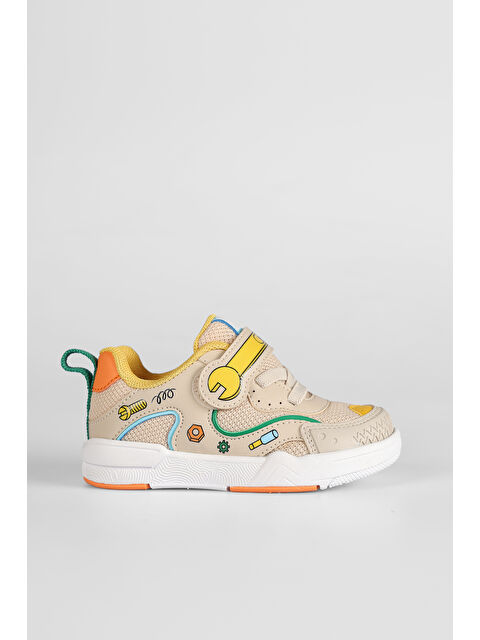 Vicco Repair Baskılı Erkek Bebek Bej Sneaker - S000449517-19928