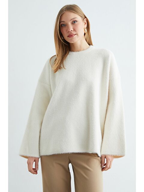 Fullamoda Sakallı Bisiklet Yaka Triko Kazak - S000501513-19965