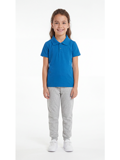 Mışıl Kids Kız Çocuk Okul Kısa Kol Polo Yaka Lakost