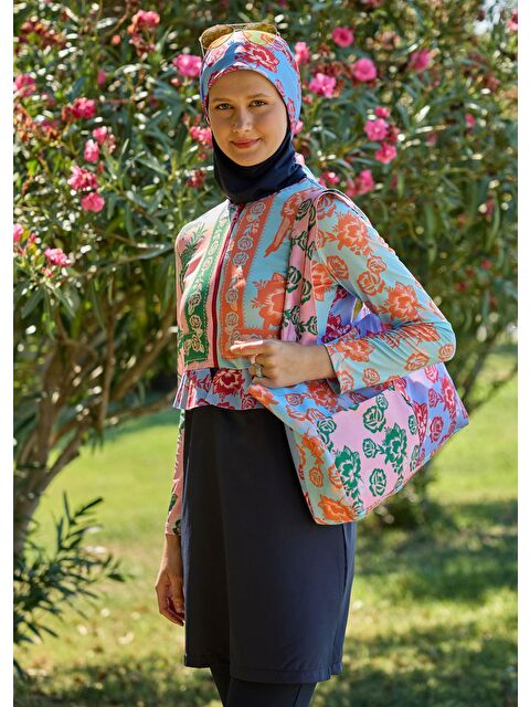 Mayovera Tasarım Mayo Papağan Paraşüt Tesettür Mayo - S000373071-23173