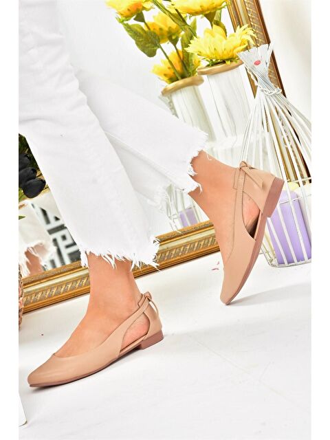 Fox Shoes Ten Kadın Babet H726324009