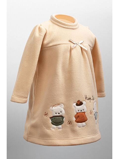 Modanino Kız Bebek Pelüş Elbise 6-24 Ay 12471 - S000494623-37397
