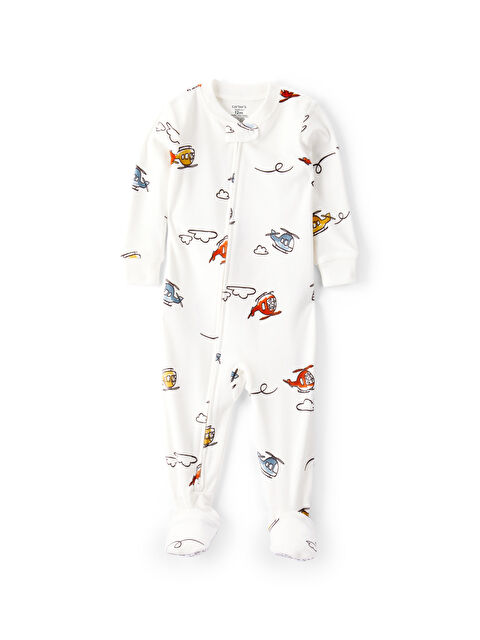 Carter's Erkek Bebek Ekru Polar Tulum - S000486159-19965