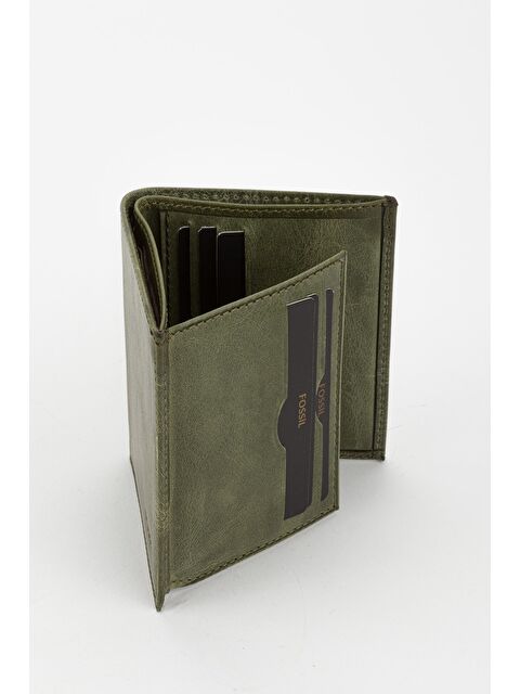 FOSSİL Kutulu Hakiki Deri Crazy Dikey Küçük Boy Erkek El Portföyü Cüzdan - S000511439-6348