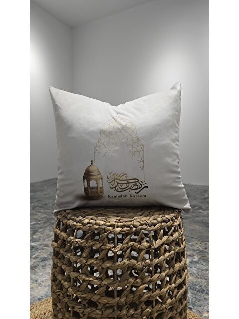 Asdiva Ramazan Temalı Dekoratif Kırlent Kılıfı 43x43 cm - S000351100-19927