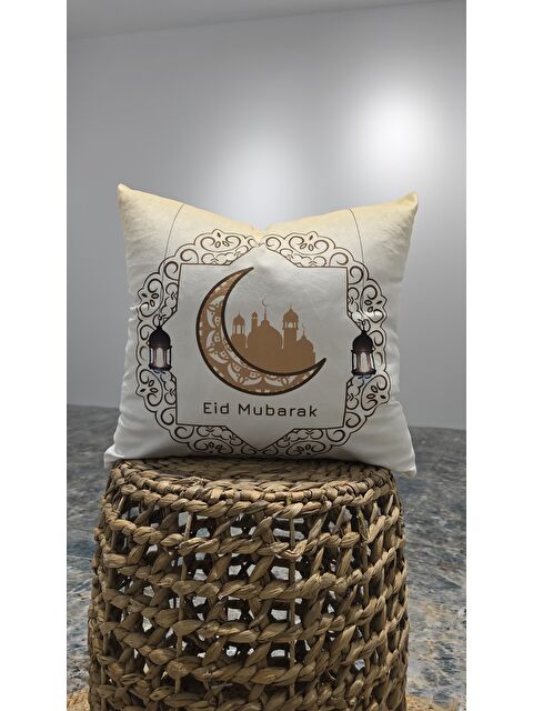 Asdiva Ramazan Temalı Dekoratif Kırlent Kılıfı 43x43 cm - S000351100-37230