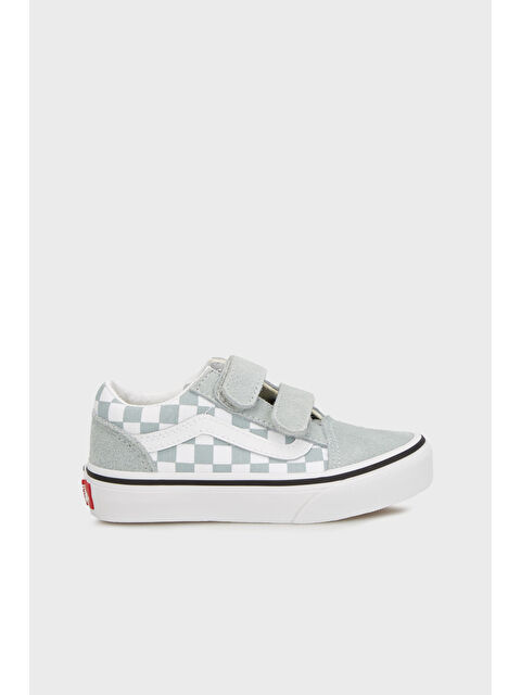 Vans Old Skool V Kareli Süet Sneaker Ayakkabı VN000CYAEPO1 - S000386870-29488