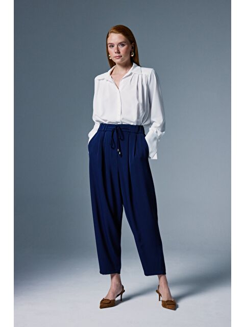 SATEEN Talia Pantolon - Lacivert - S000516483-21164