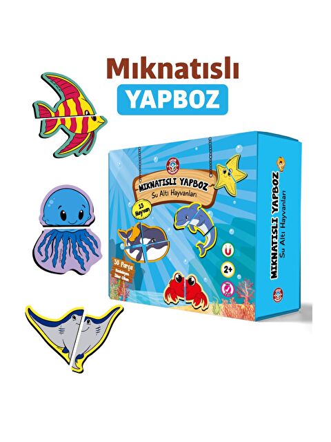 Çocuk Akademi Mıknatıslı Yapboz Su Altı Hayvanları - S000355376-20063