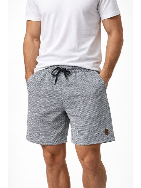 Remsa Erkek Pamuklu Şort Kapri 490 Gri
