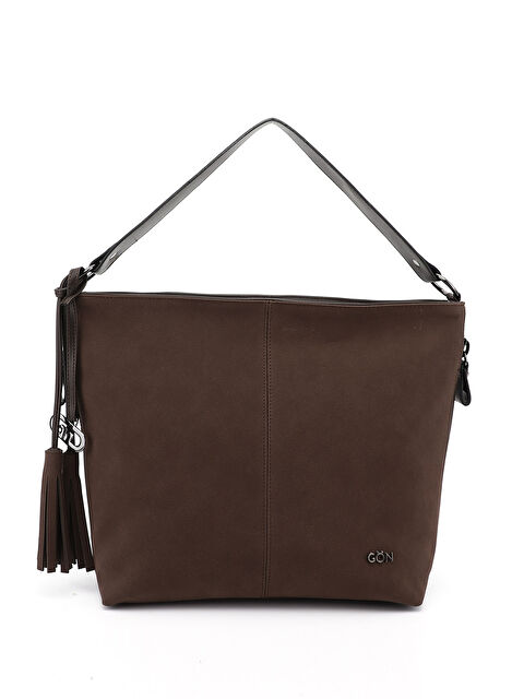 GÖNDERİ(R) Kadın AÇIK KAHVERENGİ Püsküllü Omuz Çantası - S000490118-17365