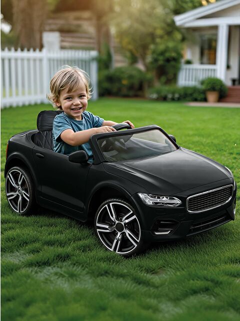 Dolu Grandex 12 Volt Uzaktan Kumandalı Akülü Araba - Siyah Standart - S000525902-19351