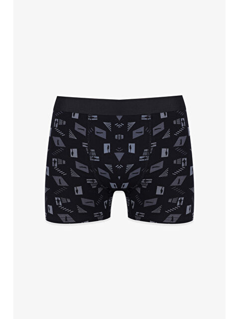 Koza İç Giyim Erkek Tekli Desenli Pamuklu Boxer - S000325585-37479