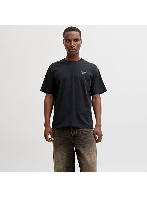 Jack & Jones Archive Graphic Erkek Siyah Tişört - S000504588-19351