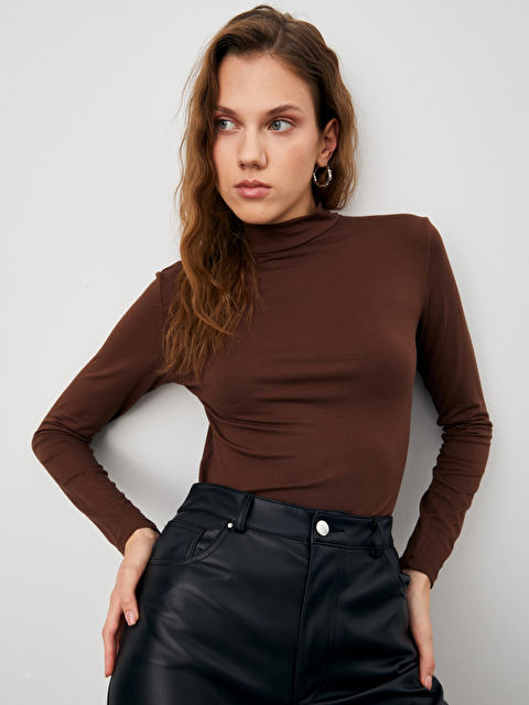 Bipantolon Kadın Acı Kahve Bluz - S000513197-28102