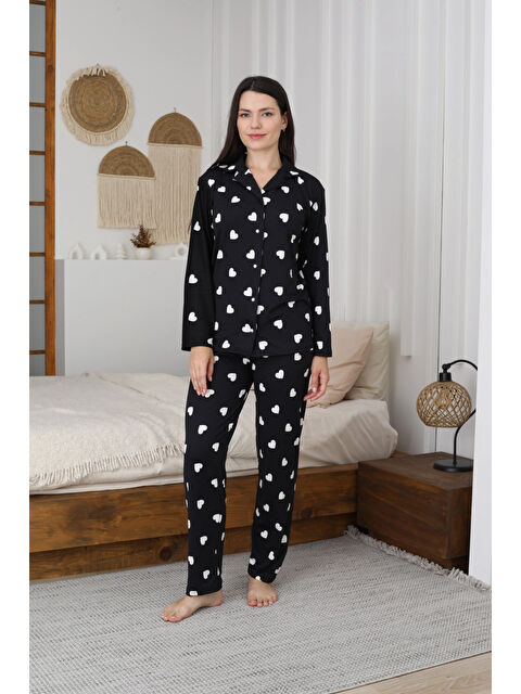 Myhanne Desenli Kadın Pijama Takımı 3301 - S000457698-19351