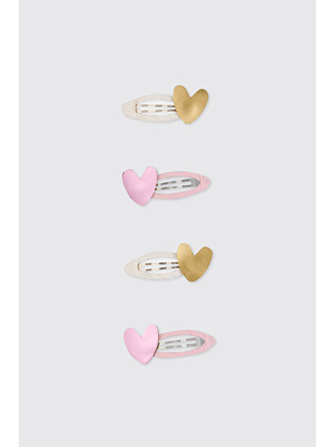 Panço Kız Çocuk Kalp Figürlü Toka Seti - S000525946-23173