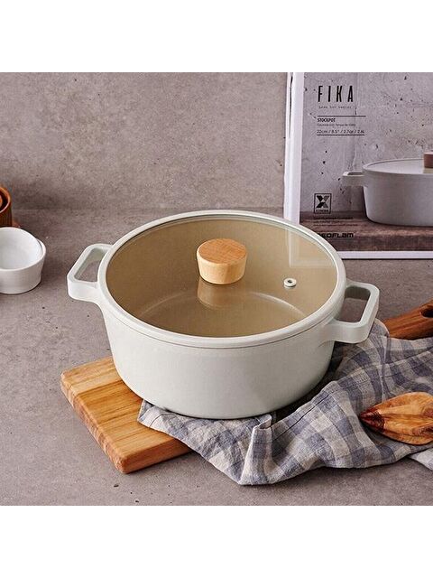 Neoflam Fika Alüminyum Döküm Tencere - 24 cm - S000393492-19966