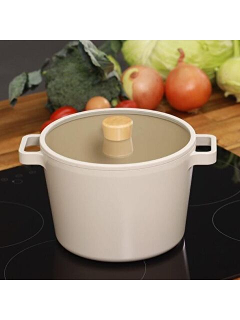 Neoflam Fika Alüminyum Döküm Derin Tencere - 26 cm - S000393493-19966