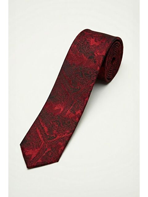 Sabri Özel Kırmızı %100 Mikrofiber Erkek Kravat - S000525956-20045