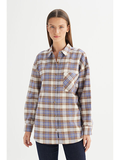 Wrangler Loose Fit Rahat Kesim Çok Renkli Ekose Gömlek - S000530649-23173