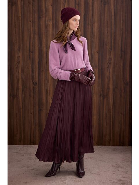 HE-QA İnce Tüylü Basic Kazak Violet - S000474566-20042