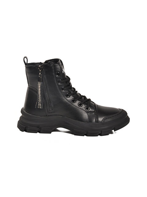 Gamelu Siyah Memory Foam Kaymaz Taban Kadın Bot Neptün Z - S000435097-19351