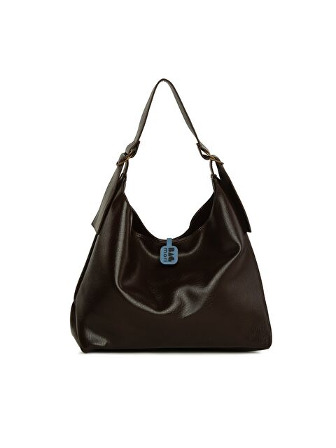 Bagmori Yumuşak Dokulu Oval Kemer Detaylı Çanta - S000487856-19413