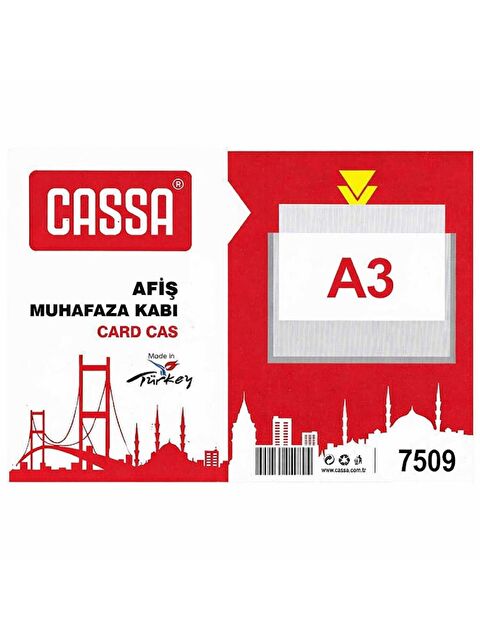 Cassa A3 Afiş Muhafaza Kabı 297 x 420 mm (7509) 1 Adet - S000517901-26865