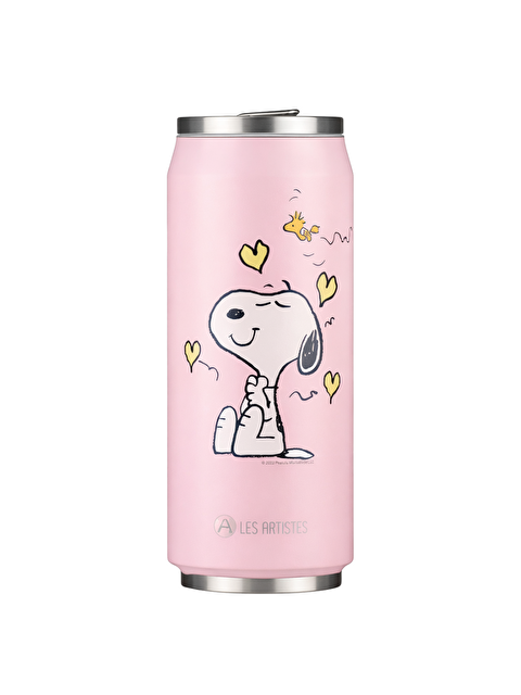 Les Artistes Paris Isı Yalıtımlı Kutu Çelik Termos 500ml Enjoy Snoopy - S000508580-23173