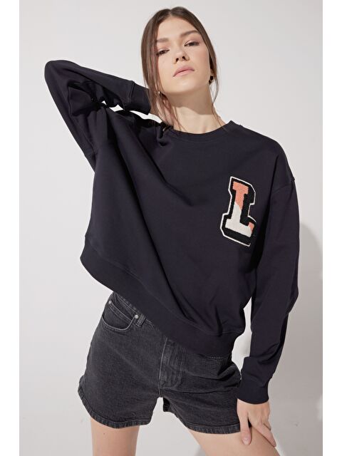 Lee Loose Fit Rahat Kesim %100 Pamuk Bisiklet Yaka Sweatshirt - S000530658-19351