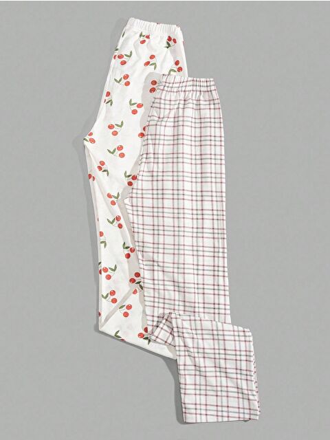 carla10 2'li Desenli Pijama Altı Set - S000498918-20063