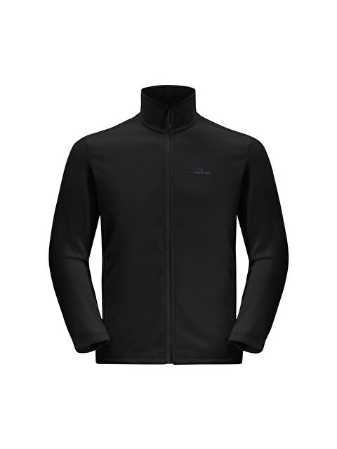 Jack Wolfskin Taunus Fz Erkek Siyah Polar Fermuarlı Sweatshirt - S000489054-19351